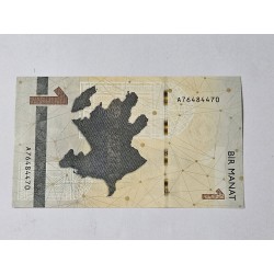 Cédula do Azerbaijão 1 manat FE