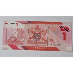 Cédula de Trindade e Tobago 1 dólar polímero FE