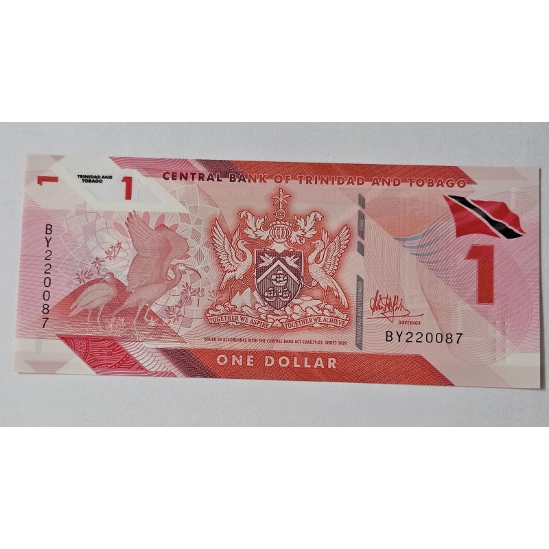 Cédula de Trindade e Tobago 1 dólar polímero FE