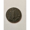Moeda da Alemanha 1 pfenning 1941 Segunda Guerra Mundial Zinco