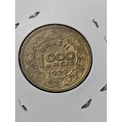 Moeda Brasil 1000 réis 1939 FC