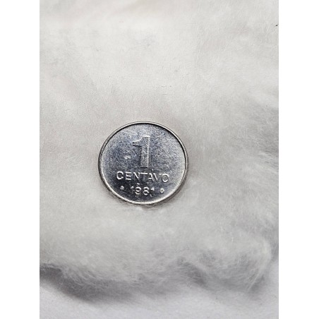 Moeda Brasil 1 centavo sojinha 1981