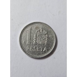 Moeda 1 Peseta Espanha 1986 - Juan Carlos I