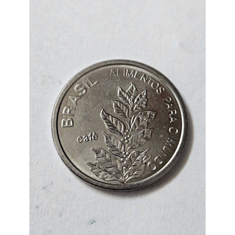 Moeda do Brasil 5 cruzeiros 1985 FAO