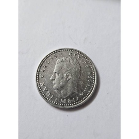 Moeda 1 Peseta Espanha 1986 - Juan Carlos I