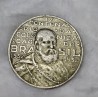 Moeda Brasil 2000 réis 1932 vicentina prata