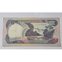 Cédula de Angola 1000 escudos General Carmona MbcS  1972 P103