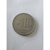 Venda de moeda rara do Paraguai de 10 Guaranis de 1976. Item de coleção com o busto do Gral. Garay e cabeça de boi, ideal para n