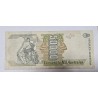 Cédula da Argentina 50 mil australes P335 MBC
