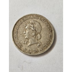 Moeda brasil republica 1000 réis 1910 X gramas MBC