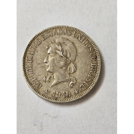 Moeda brasil republica 1000 réis 1910 X gramas MBC