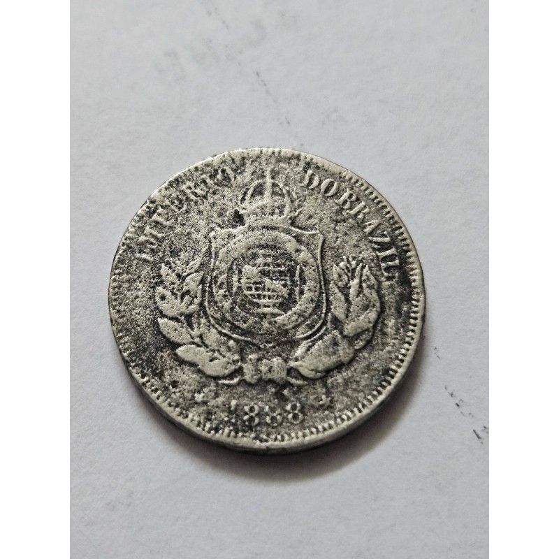 Moeda brasil 50 réis 1888 data difícil império