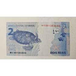 Cedula Brasil 2 reais ME FE