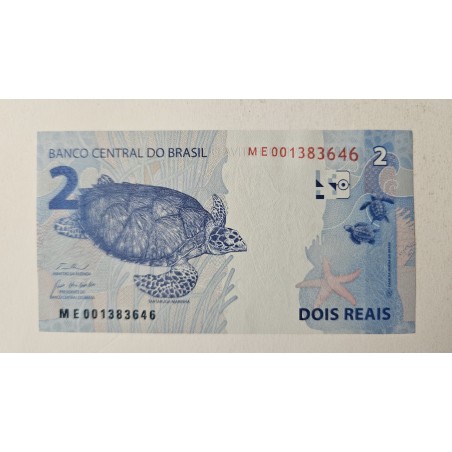 Cedula Brasil 2 reais ME FE