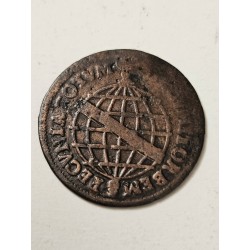 Moeda Brasil Colonia X réis 1715 C026