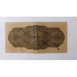 Cédula Breasil 1 mil reis R080 com fita durex no reverso