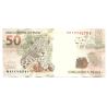 Cédula Brasil 50 reais NH FE