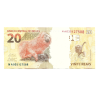Cédula Brasil 20 reais Letras NA FE
