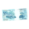 Cédula Brasil 100 reais QH FE