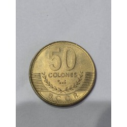 Moeda de Costa rica 50 colones 1997
