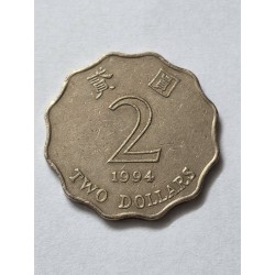 Moeda de Hong Kong 2 dólares 1994