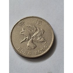 Moeda de Hong Kong 5 dólares 1997