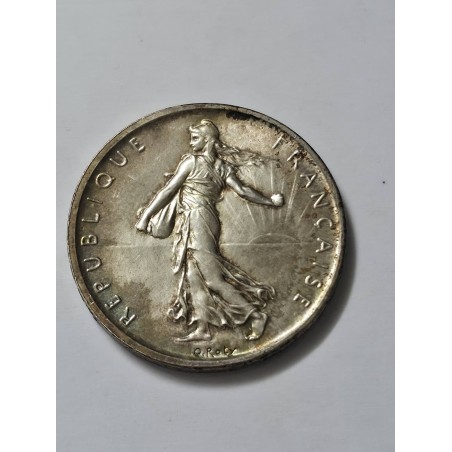 Moeda da França 5 francos 1960 prata 12g .835