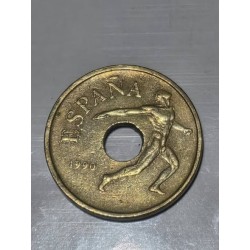 Moeda da Espanha 25 pesetas jogos olímpicos Barcelona 92