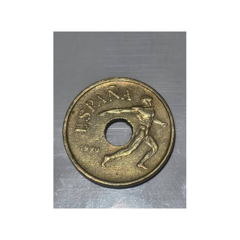 Moeda da Espanha 25 pesetas jogos olímpicos Barcelona 92