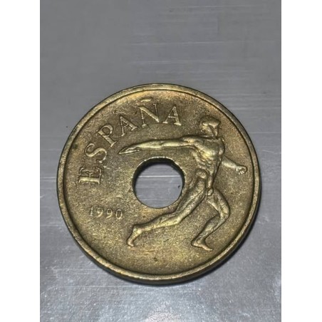 Moeda da Espanha 25 pesetas jogos olímpicos Barcelona 92