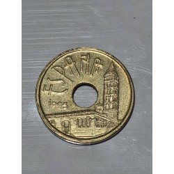 Moeda da Espanha 25 pessoas 1995 Castilla y Leon