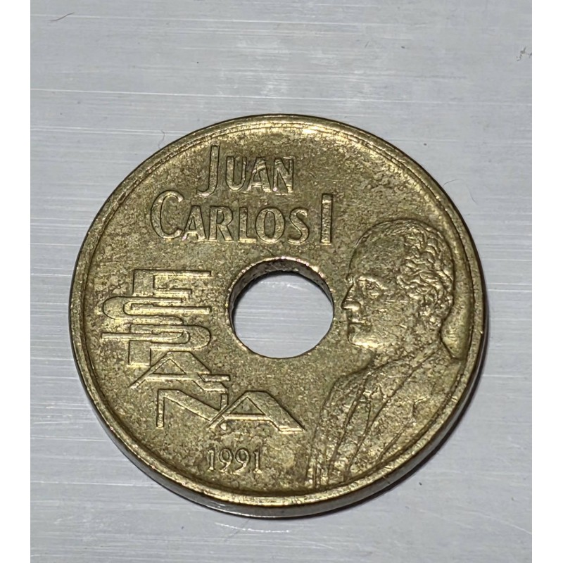 Moeda Espanha 25 pessoas jogos olímpicos Barcelona 92 1991