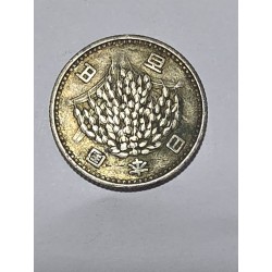 Moeda do Japão 100 yenes 1959 Showa prata .600 4,8g