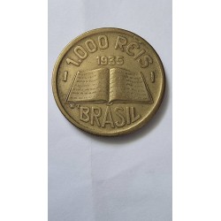 Moeda 1000 Réis 1935 | Padre Anchieta | Brasil Módulo Maior