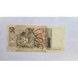 Cédula Brasil 50 reais C323 FE Primeira Familia