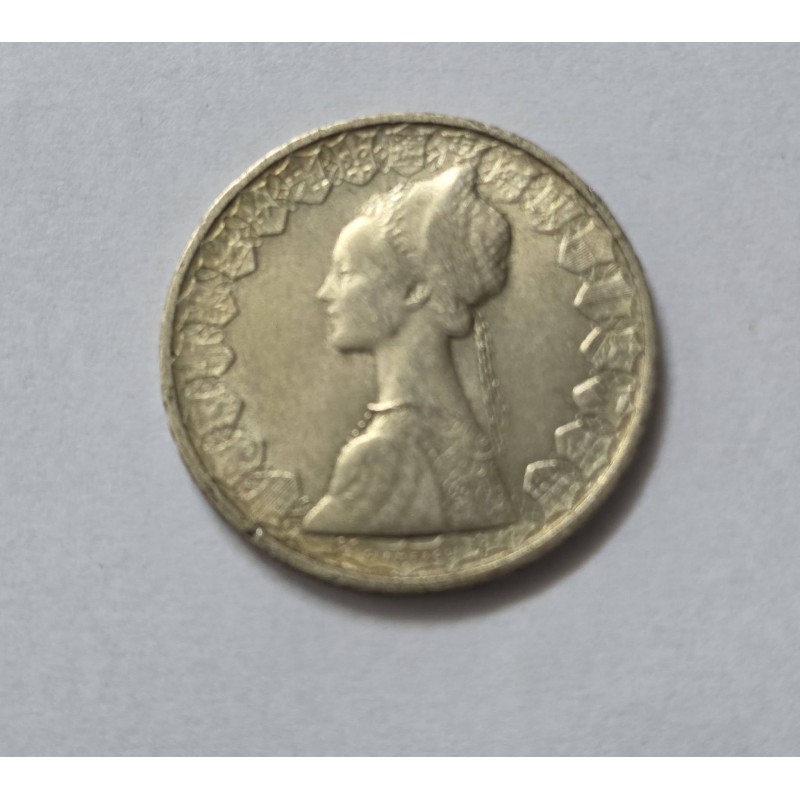 Moeda da Itália 500 liras 1960 prata .835 11g  MBC-S