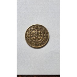 Moeda de Portugal 50 centavos 1926