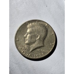 Moeda dos Estados Unidos half dollar bicentenário independência