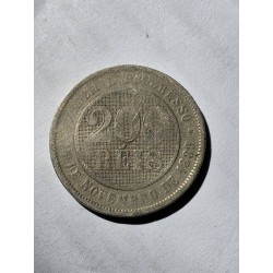 Moeda brasil 200 reis 1889 república