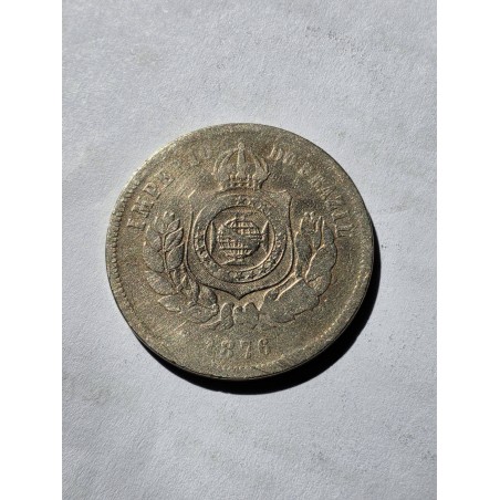 Moeda brasil 200 reis 1876 data difícil