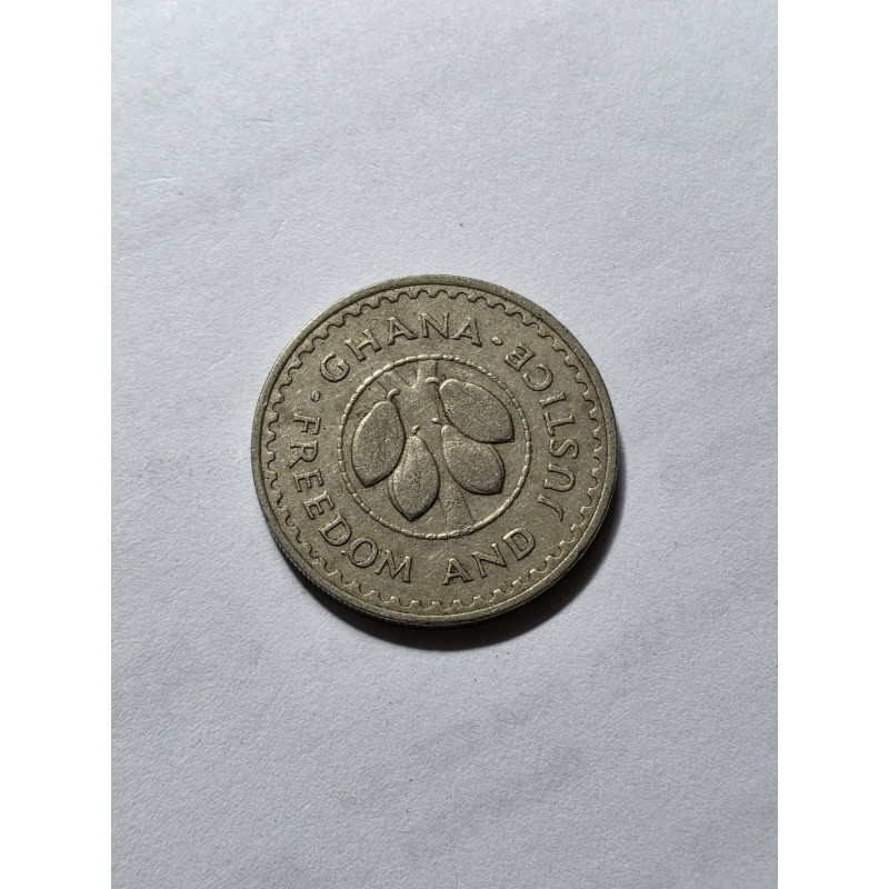 Moeda de Gana 10 pesewas 1967