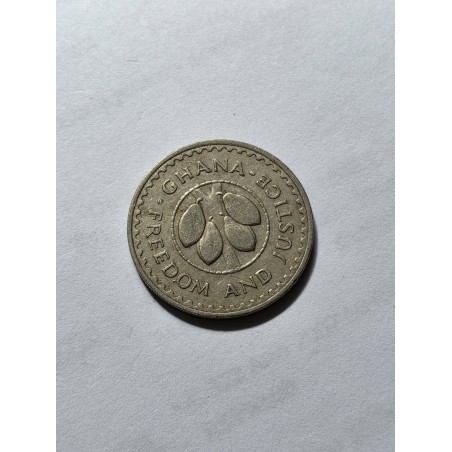 Moeda de Gana 10 pesewas 1967