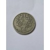 Moeda de Portugal 50 centavos 1944