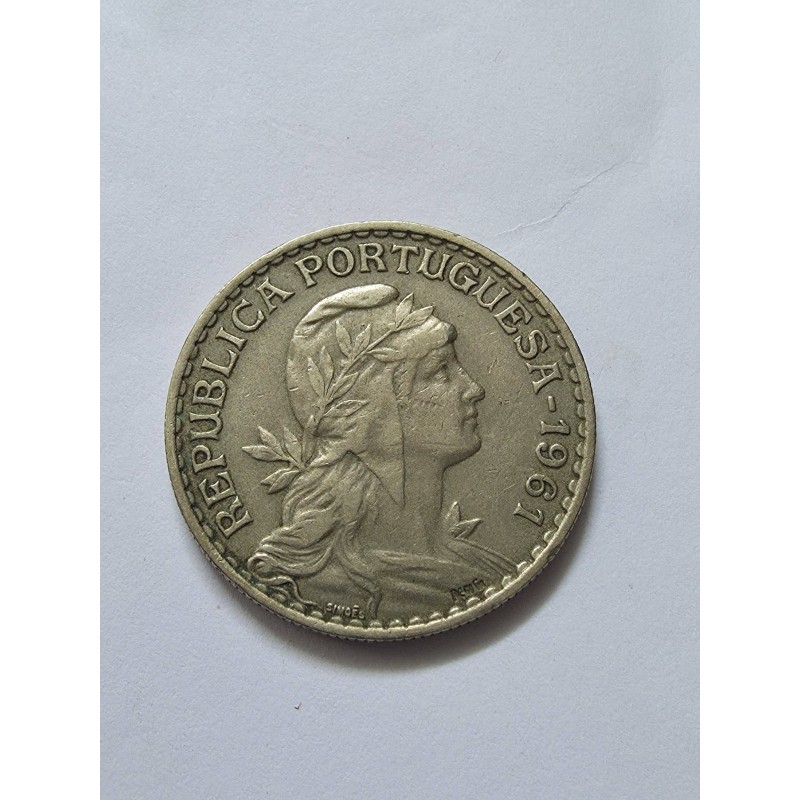 Moeda de Portugal 1 escudo 1961