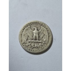 Moeda dos Estados Unidos USA quarter dollar 1944 prata 900