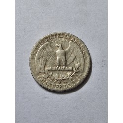 Moeda dos Estados Unidos USA quarter dollar 1950 S prata 900