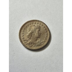 Moeda Brasil Republica 50 reis 1919 Flor de cunho