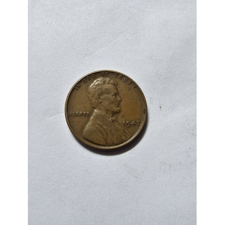 Moeda dos Estados Unidos USA USA 1 cent 1947