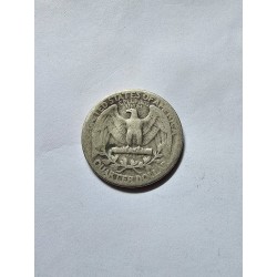 Moeda dos Estados Unidos USA quarter dollar 1936 prata 900