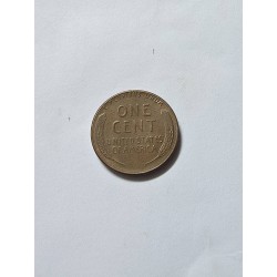 Moeda dos Estados Unidos USA 1 cent 1956